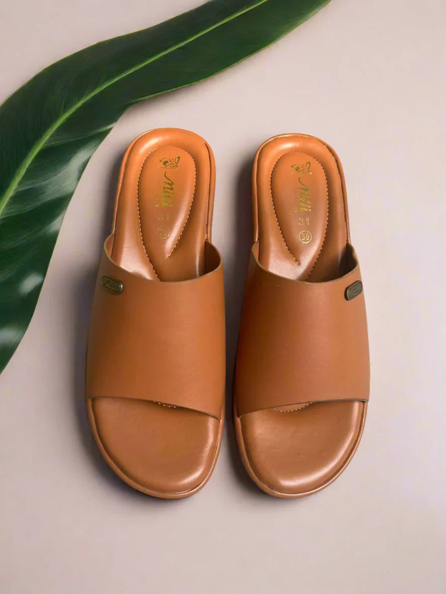 Milli Shoes - Casual Slides - Tan