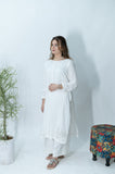 Alifyay - White - Cotton Silk - 3 Piece