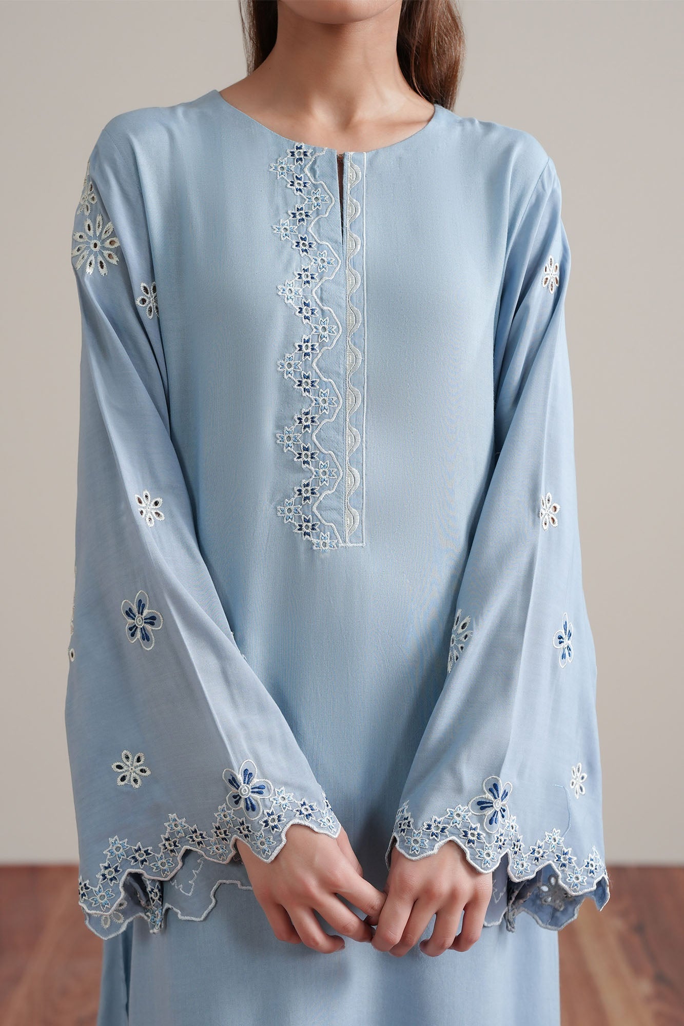 Cross Stitch Blue Sway 2 Piece Suit Blue