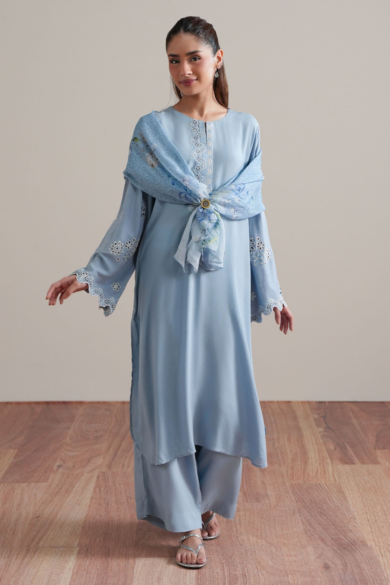 Cross Stitch Blue Sway 2 Piece Suit Blue