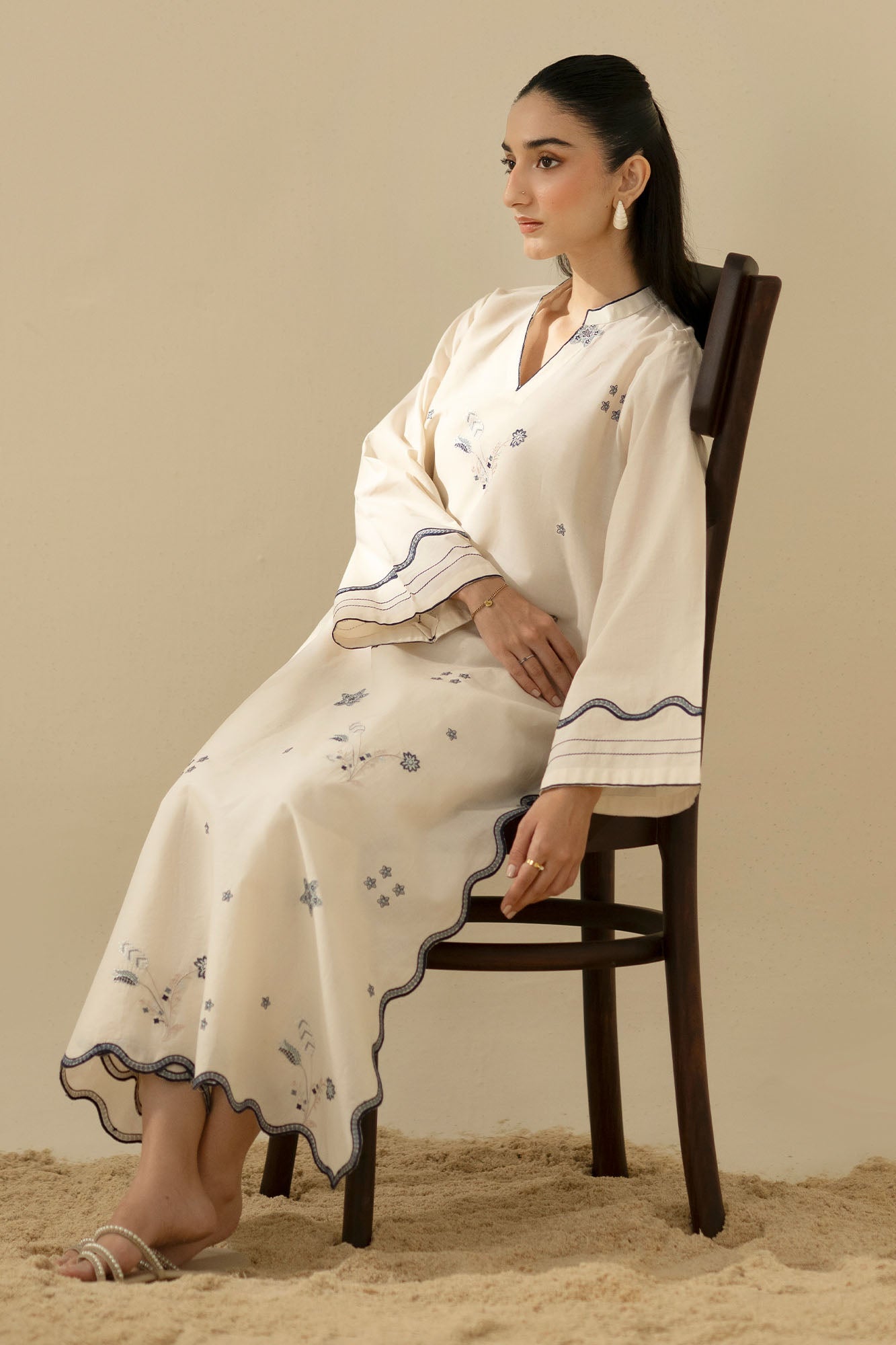Cross Stitch Ivory Essence 2 Piece Suit White