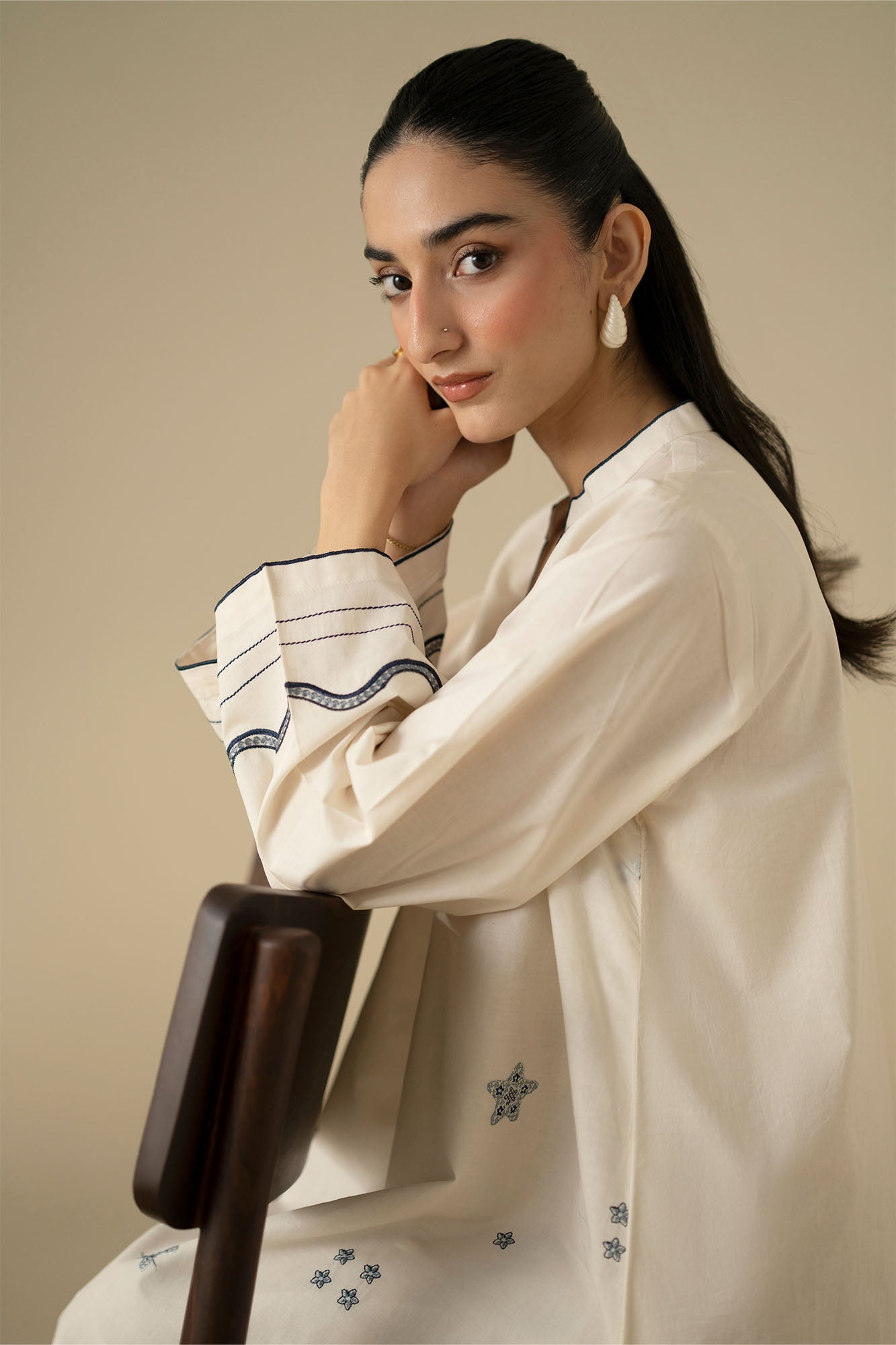 Cross Stitch Ivory Essence 2 Piece Suit White
