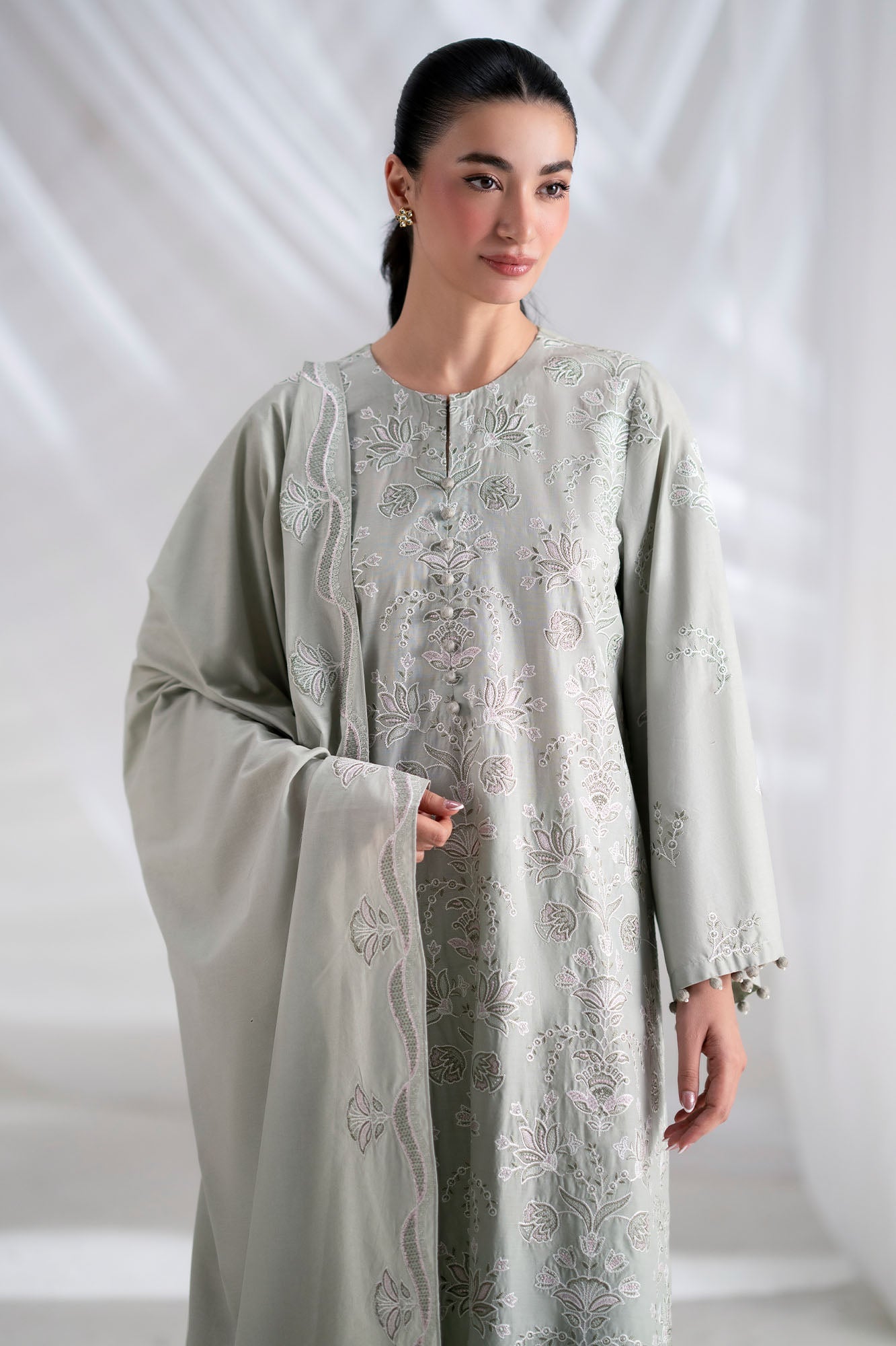 Cross Stitch Primrose 3 Piece Suit Green