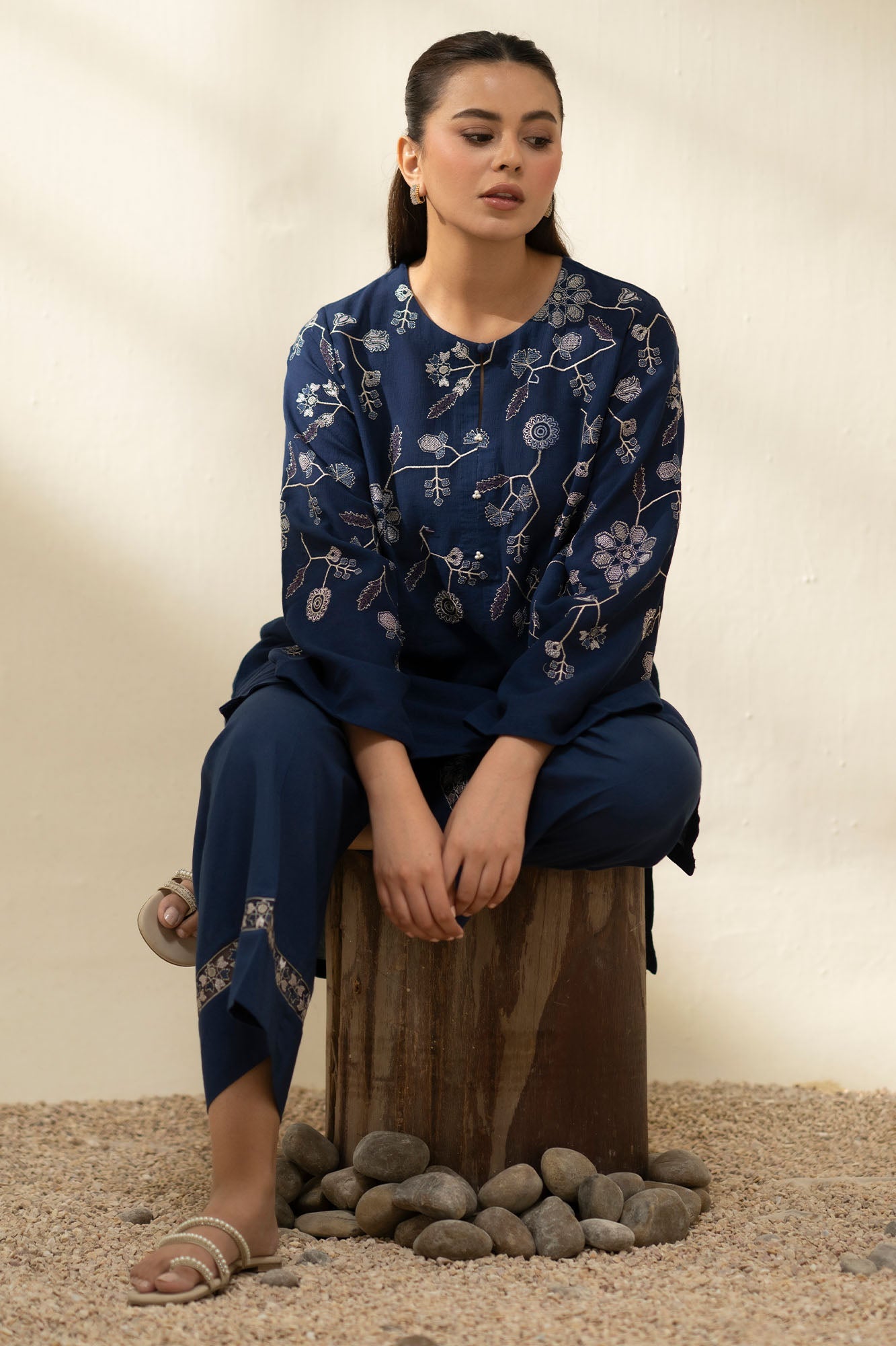 Cross Stitch Royal Abyss 2 Piece Suit Blue