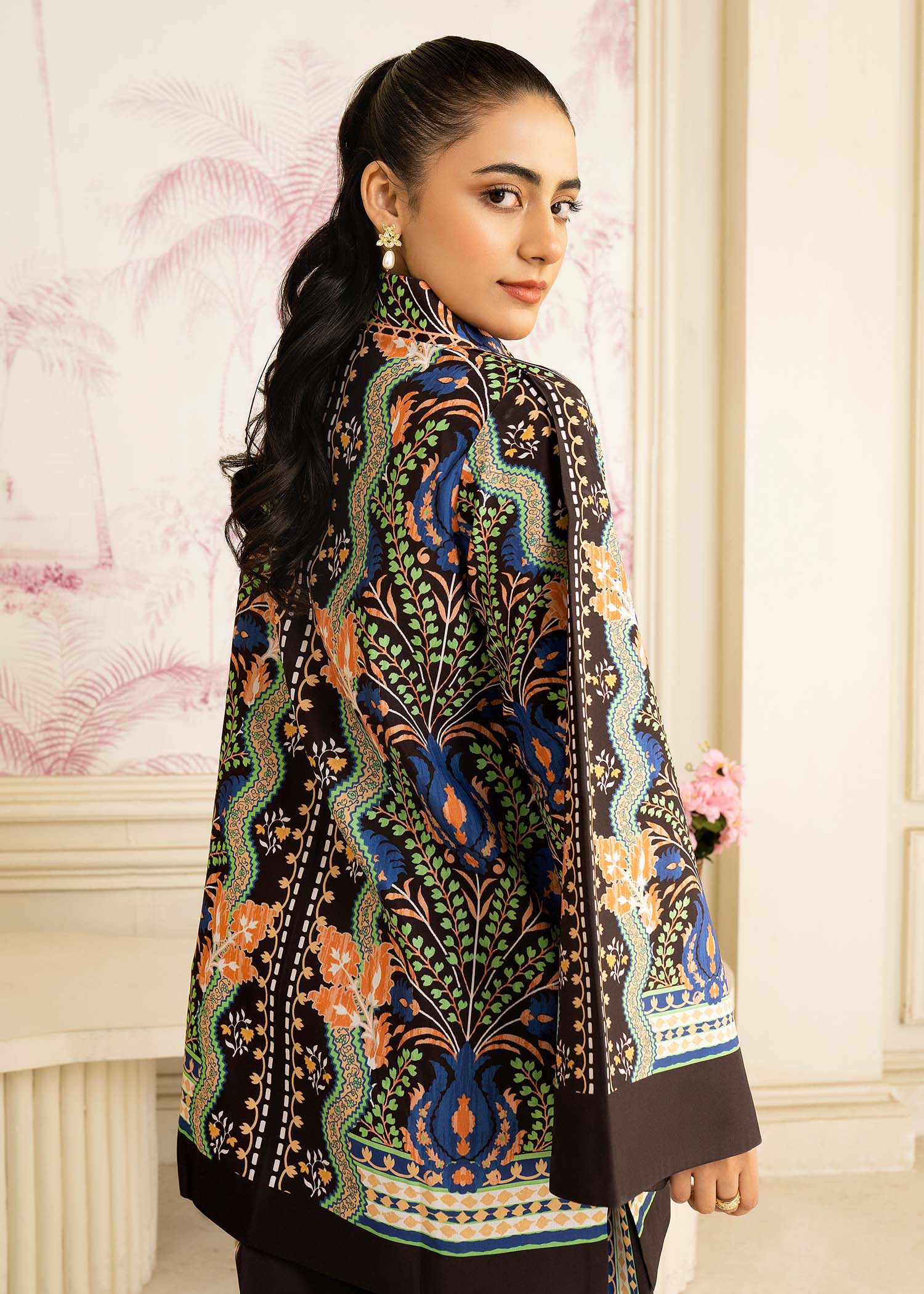 Allure by IH - GINA - Black - Lawn Silk - 2 Piece