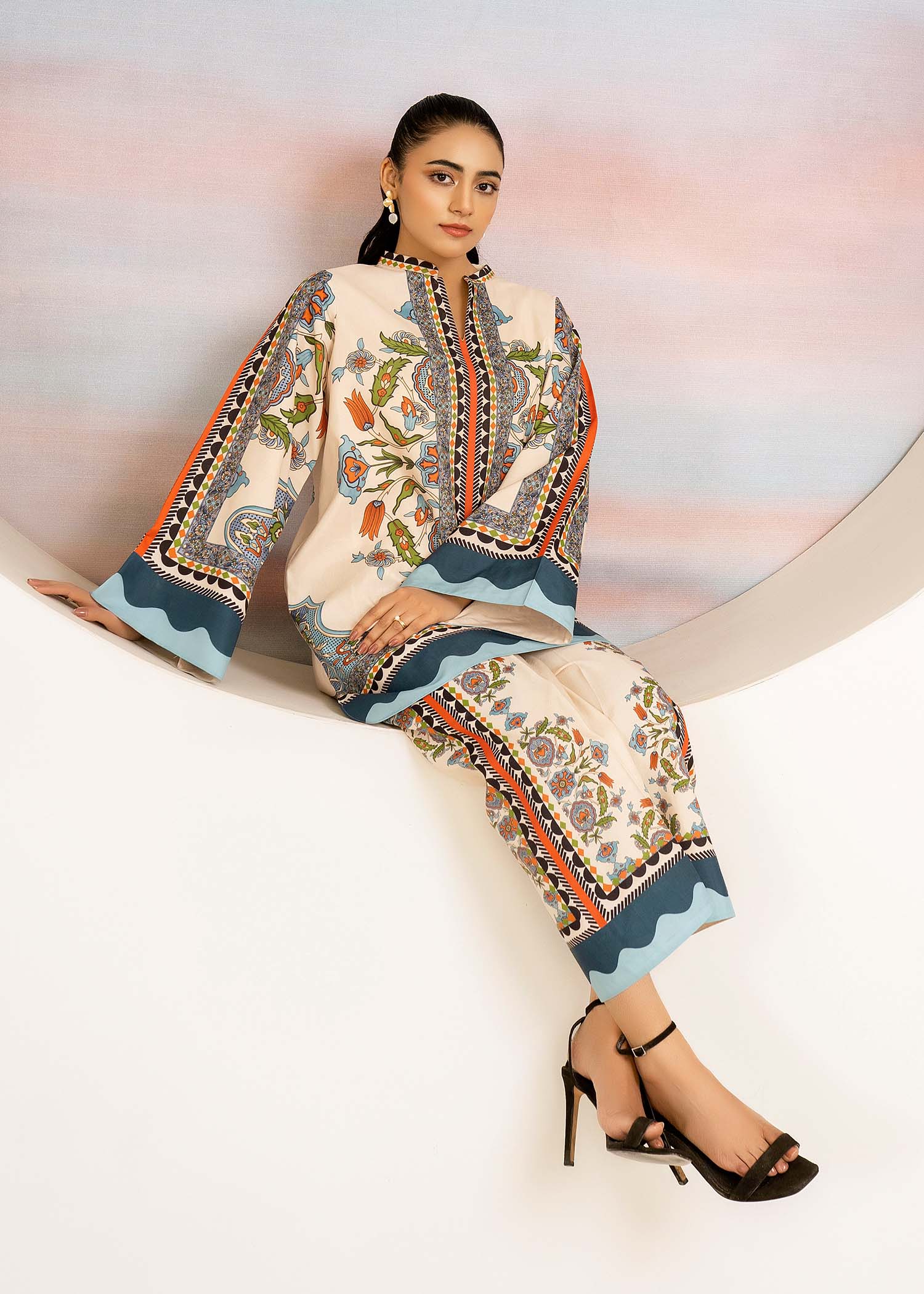 Allure by IH - MALEEN - Multi - Lawn Silk - 2 Piece