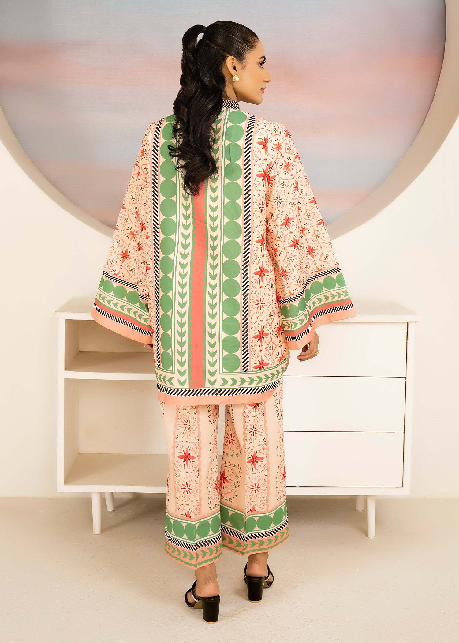 Allure by IH - EVONA - Pink - Lawn Silk - 2 Piece