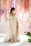 Shehrnaz - Mira Ivory - SHK-1538 - Off-white - Cotton net - 3 Piece