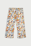 Hummingbirdspk - Floral Print cotton Chino Pants - 1 Piece