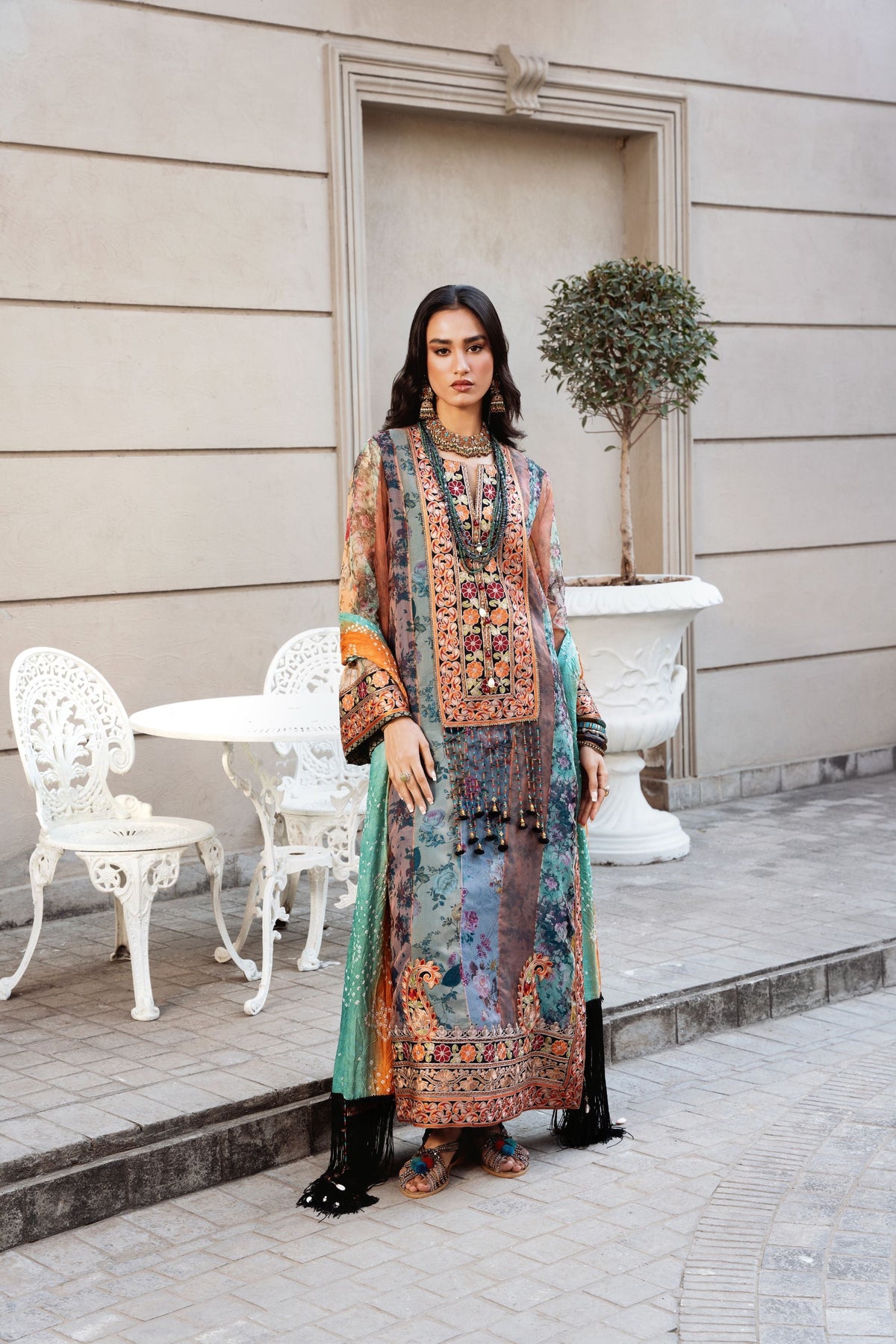 Nilofer Shahid - Sahira Suit For Women - 3 Piece