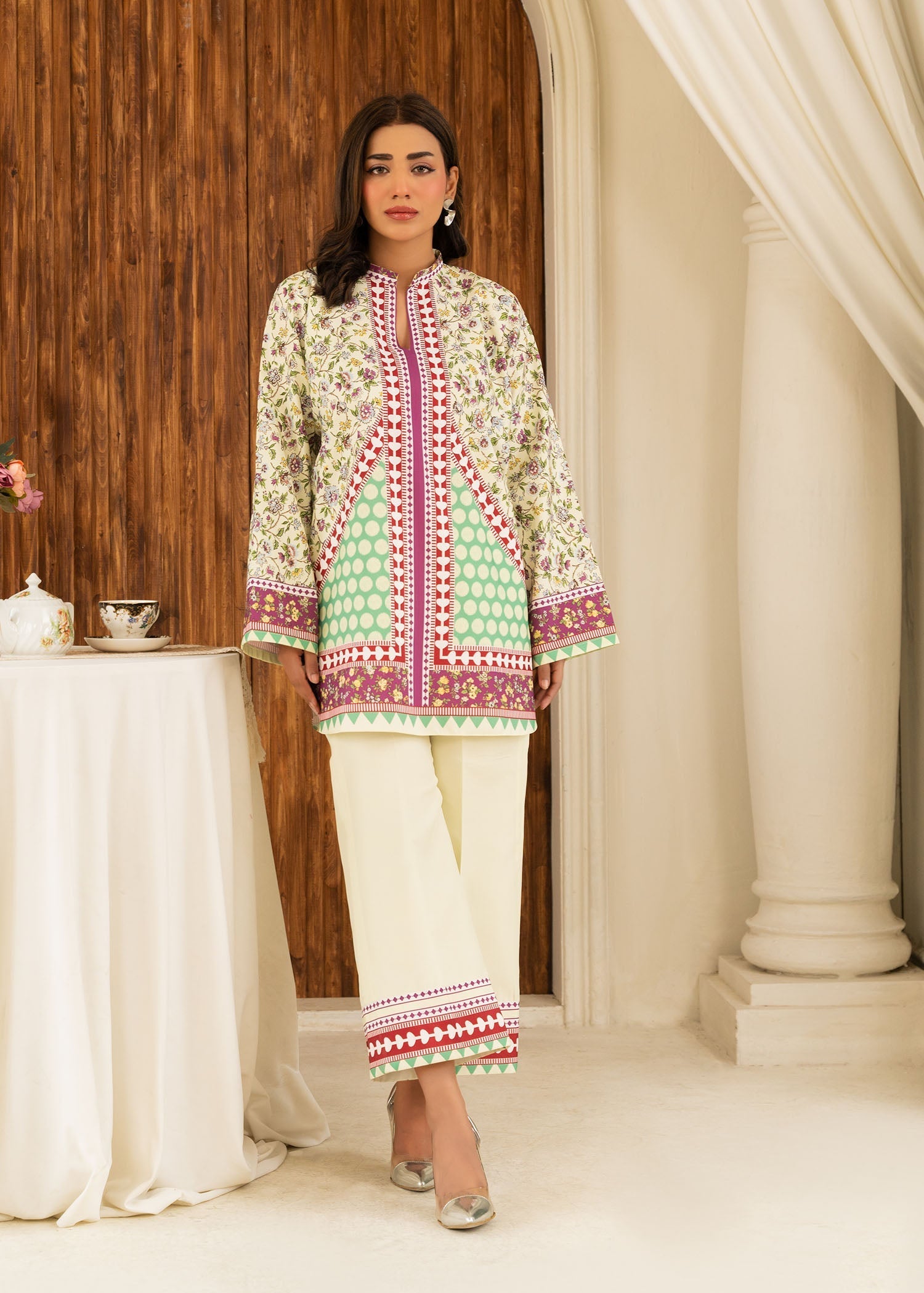 Allure by IH - TERRA - Multi Color - Law Silk - 2 Piece
