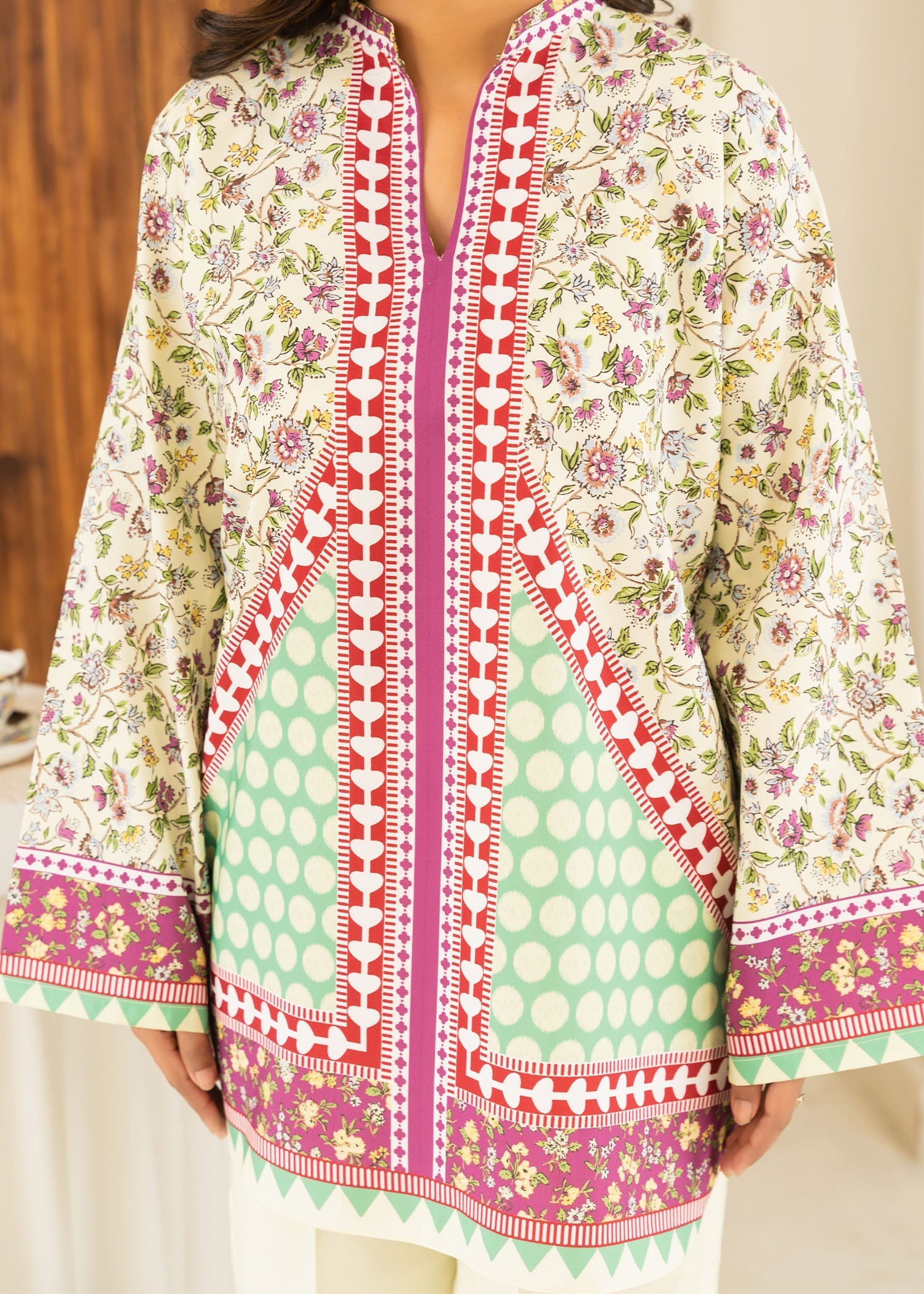 Allure by IH - TERRA - Multi Color - Law Silk - 2 Piece
