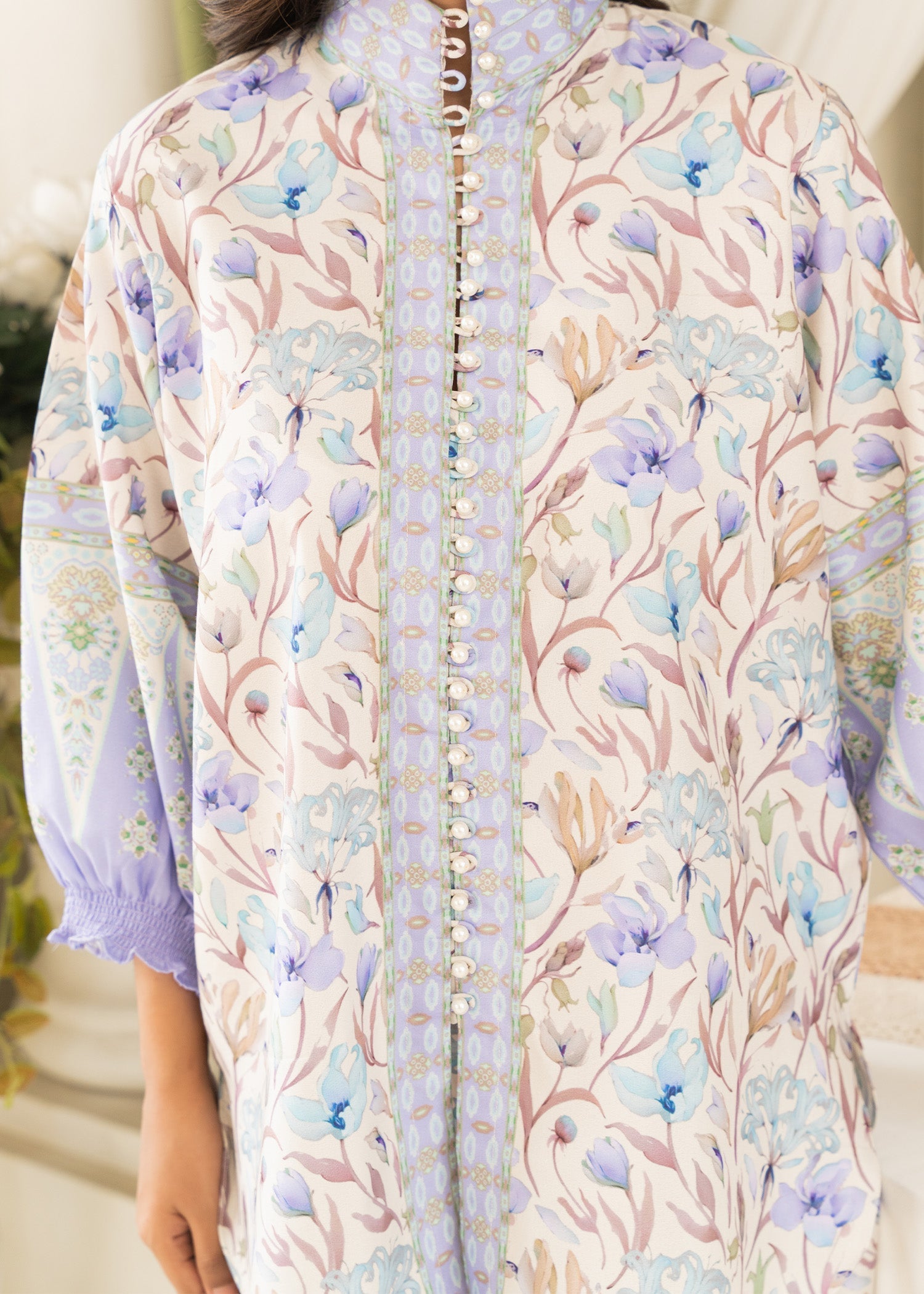 Allure by IH - VIOLET - Multi Color - Lawn Silk - 2 Piece