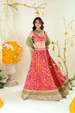 Shehrnaz - Ena Amethyst Lehenga Set - SHK-1576 - Purple  - Satin / Net - 3 Piece