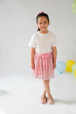 Hummingbirds - Pink Sequin Party Skirt - 1 Piece