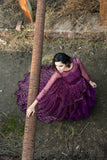Syah - Ball Gown - Net - Purple - 1 Piece