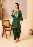 Allure by IH - DONNA - Bottle Green - Raw Silk - 2 Piece