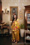 Nilofer Shahid - Aaiza Silk - Yellow - 3 Piece
