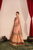 Zaaviay-Blush Glow-Blush Pink-Cutwork Silk-3 Piece