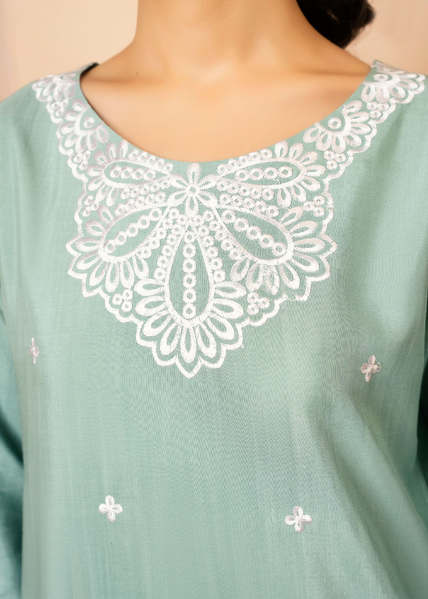 Allure by IH - CLARA - Aqua Blue - Raw Silk - 2 Piece