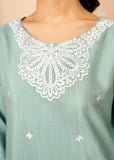 Allure by IH - CLARA - Aqua Blue - Raw Silk - 2 Piece