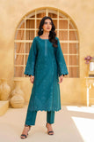 Yashfa Studio - Zariya Brazilian Lawn Suit For Women - Teal - 2 Piece