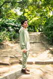 Hummingbirdspk - green cotton Tyrannosaur Rex Sweat Pants & Hoodie - 2 Piece