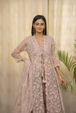 Sadia Aamir - Zumra - Vintage Mauve - Organza - 4 Piece