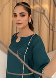 Allure by IH - AYZAL - Teal - Thai Silk - 2 Piece