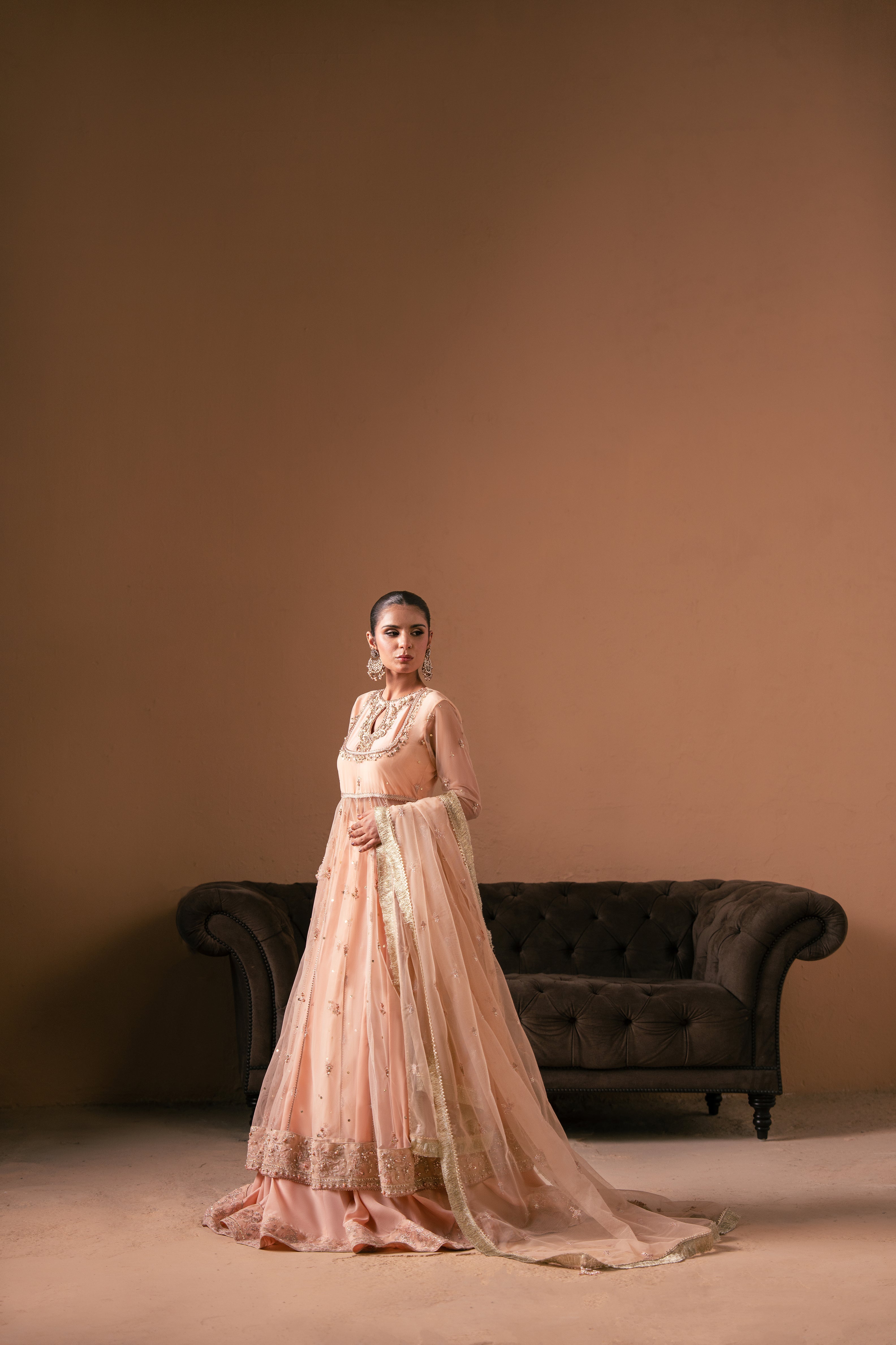 Malook - Sitara - pink - silk - 3 Piece