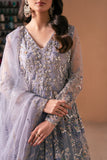 Malook - Gul - purple - silk - 3 Piece