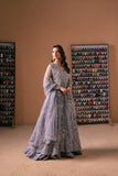Malook - Gul - purple - silk - 3 Piece