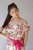 Hummingbirdspk - Magenta Rose Jumpsuit 1 Piece