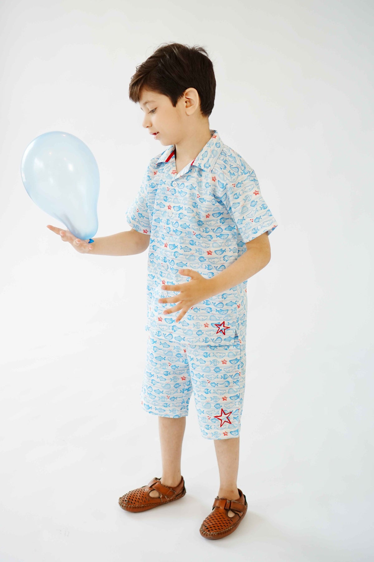 Hummingbirdspk - Under the Sea cotton Co-ord Set - 2 Piece