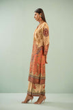 Shamaeel - Paisley Paradise Viscose Silk Suit For Women - Multicolor - 2 Piece