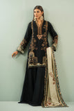 Shamaeel - Deep Charcoal Chic - Viscose Silk/Cotton Silk