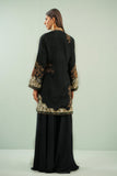 Shamaeel - Deep Charcoal Chic - Viscose Silk/Cotton Silk