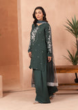 Allure by Ih - OLENE - Bottle Green - Raw Silk - 3 Piece