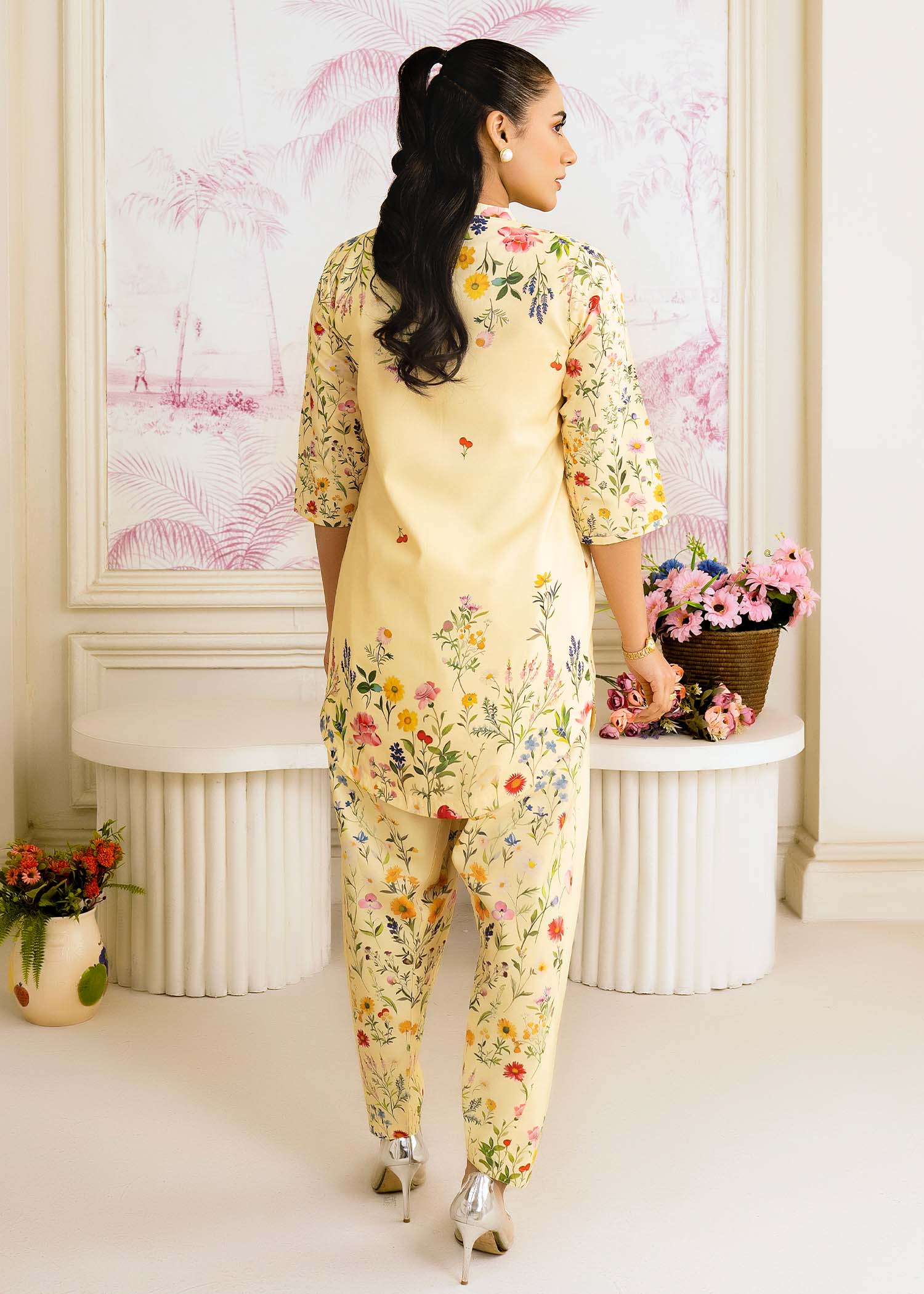 Allure by IH - BLOSSOM - Lemon - Lawn Silk - 2 Piece