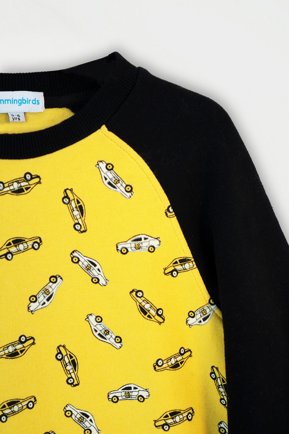 Hummingbirdspk - Yellow & Black Car - cotton - 2 piece