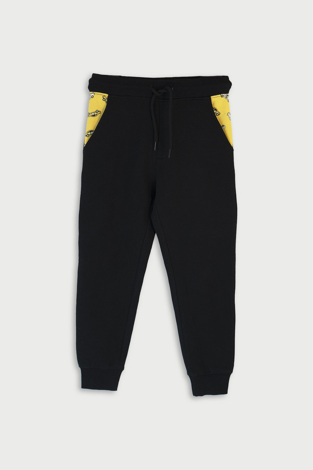 Hummingbirdspk - Yellow & Black Car - cotton - 2 piece