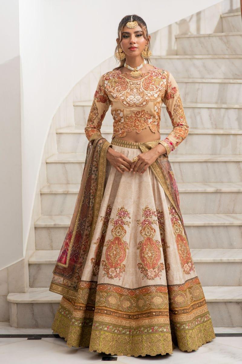 Shamaeel - NUR-04 - Silk - 3 Piece - Lehnga Choli - Studio by TCS