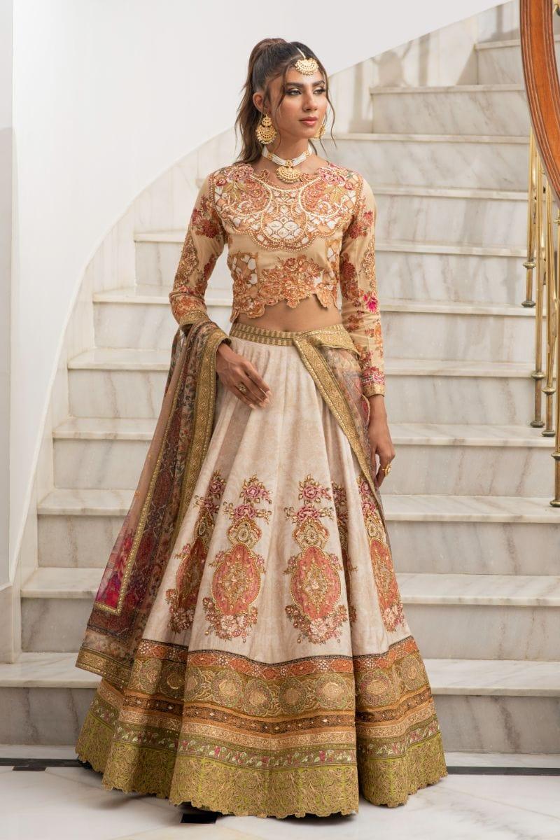 Shamaeel - NUR-04 - Silk - 3 Piece - Lehnga Choli - Studio by TCS