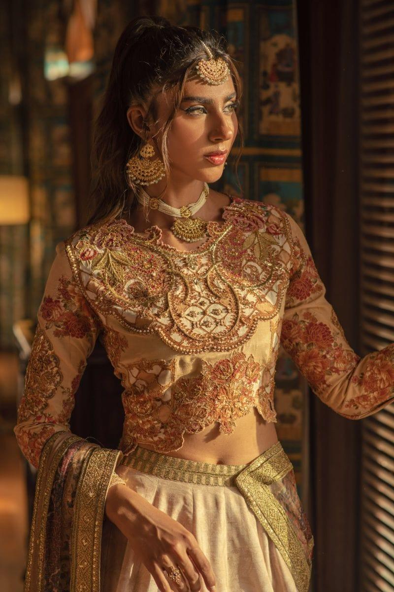 Shamaeel - NUR-04 - Silk - 3 Piece - Lehnga Choli - Studio by TCS