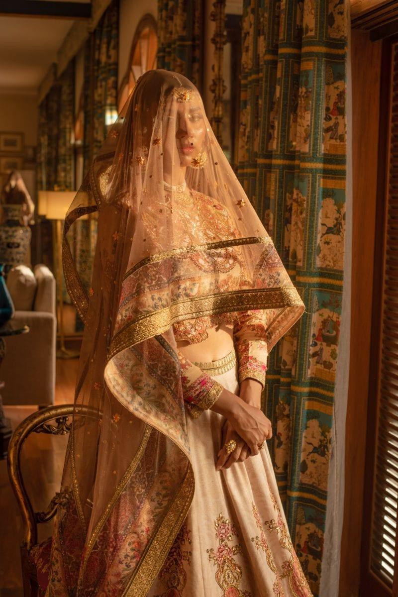 Shamaeel - NUR-04 - Silk - 3 Piece - Lehnga Choli - Studio by TCS