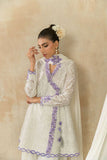 Alishba Kashif - Elan Blanc  - White - Viscose Silk - 3 Piece