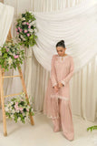 Alishba Kashif - Belle - Blush Pink - Viscose Silk - 3 Piece