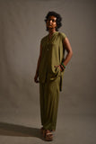 Gulabo - OLIVE SET - Bosky Lawn - Olive Green - 2 Piece