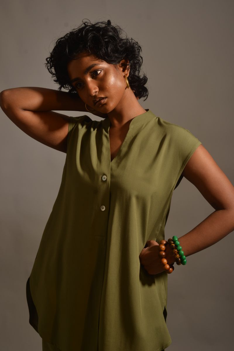 Gulabo - OLIVE SET - Bosky Lawn - Olive Green - 2 Piece