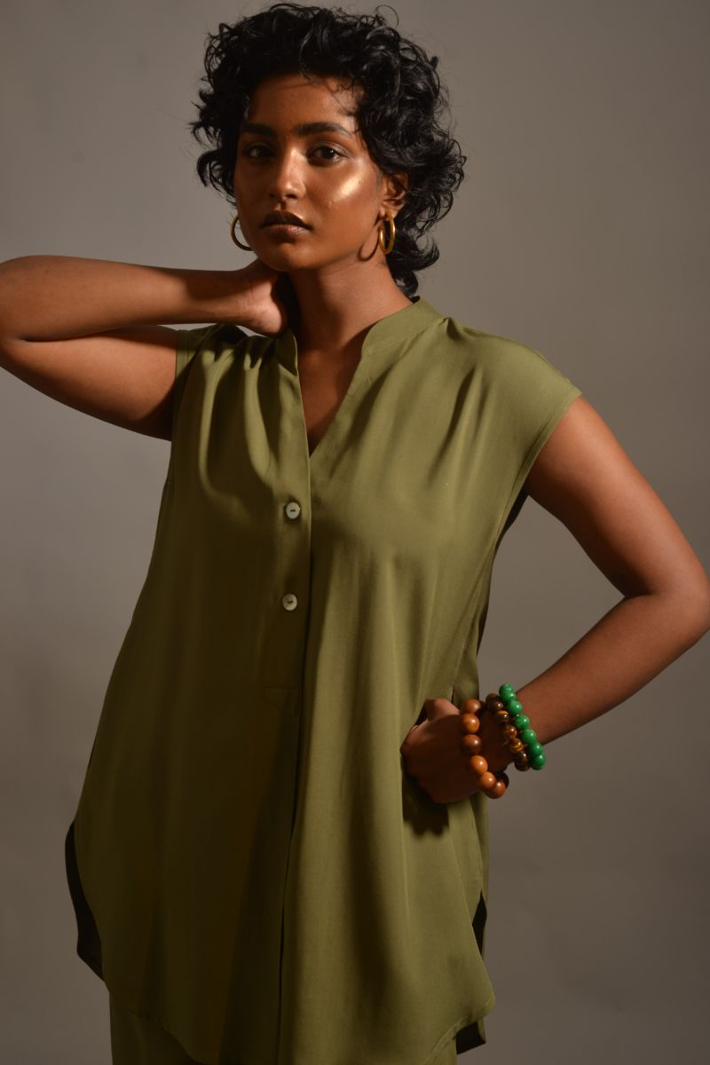 Gulabo - OLIVE SET - Bosky Lawn - Olive Green - 2 Piece